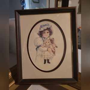 Signed and numbered framed Jan Hagara print 1980s